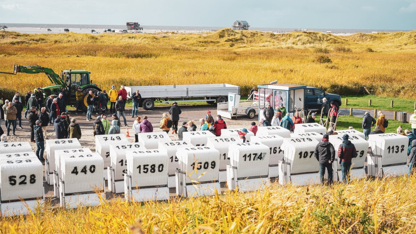 Strandkorb-Auktion in St. Peter-Ording