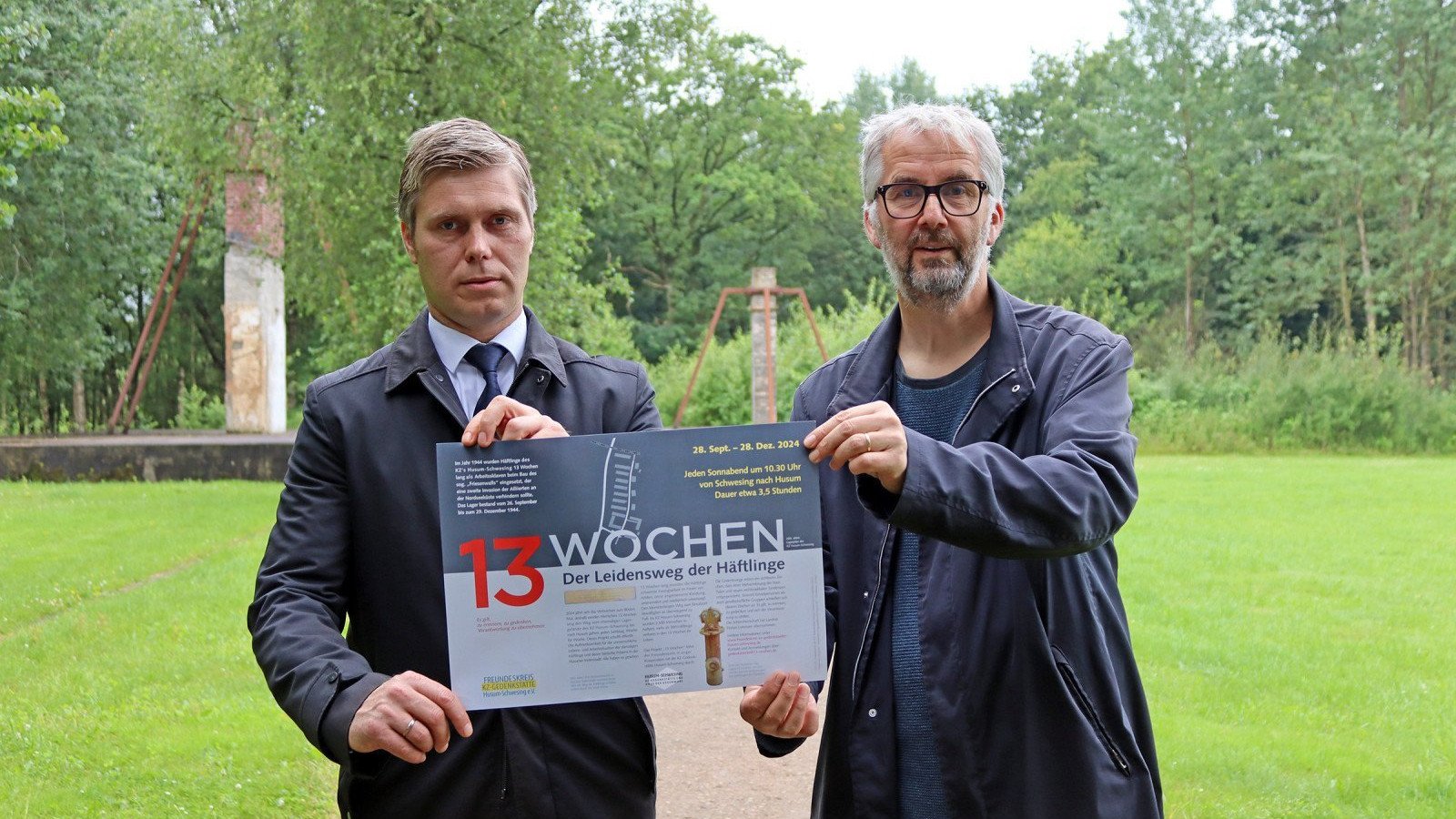 Der Opfer gedenken: Marsch von Husum nach Schwesing