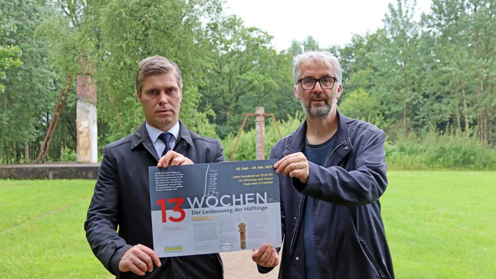 Der Opfer gedenken: Marsch von Husum nach Schwesing