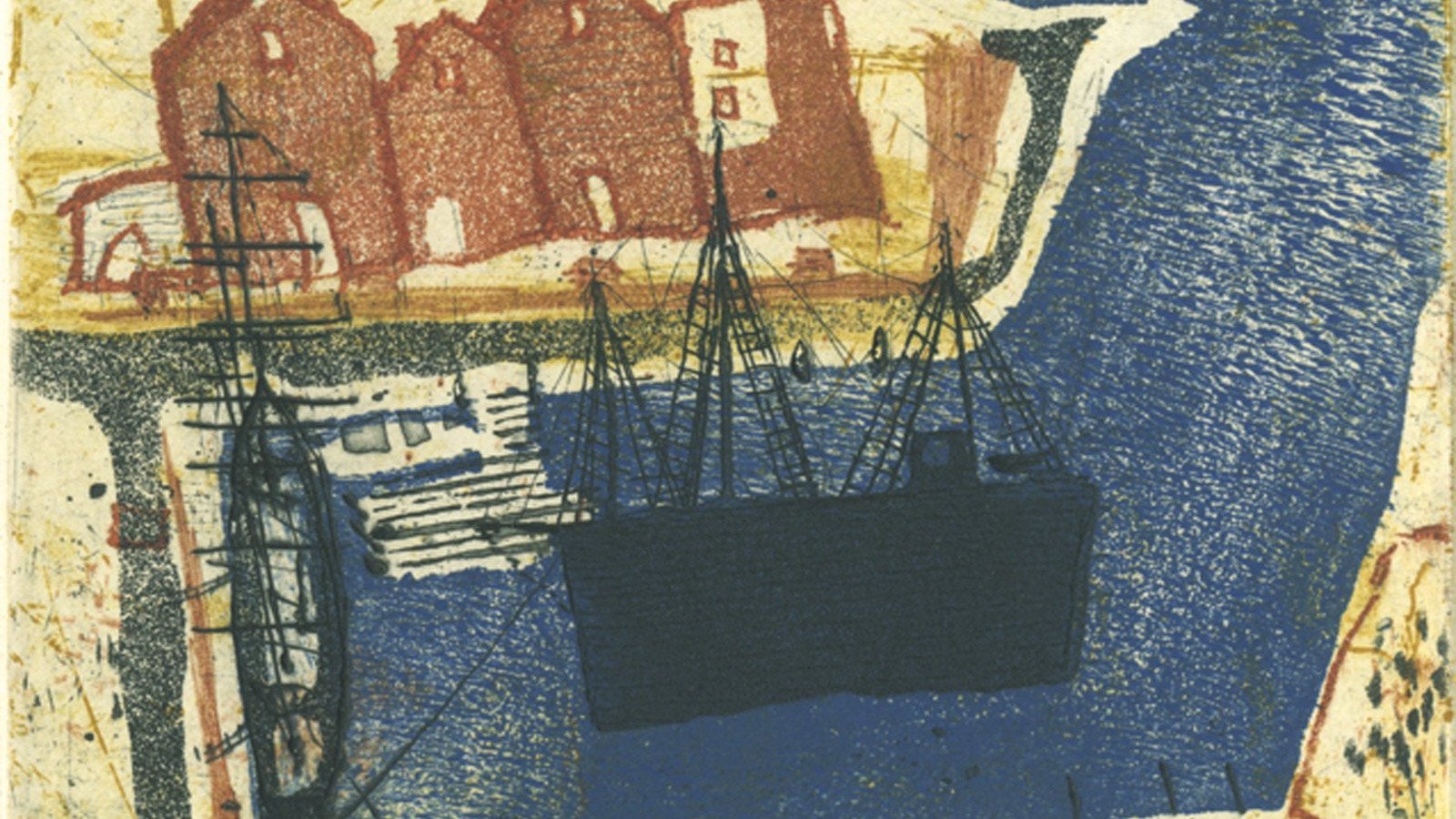 Otto Beckmann führt durch seine Ausstellung „Sehzeichen“
