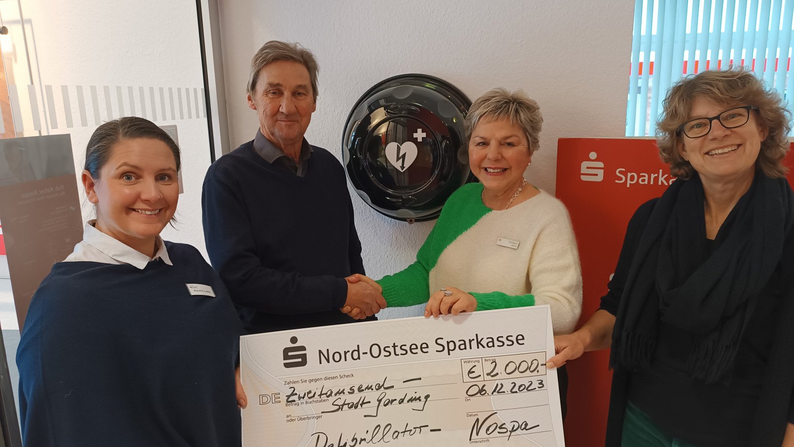 Lebensretter in der Gardinger Innenstadt