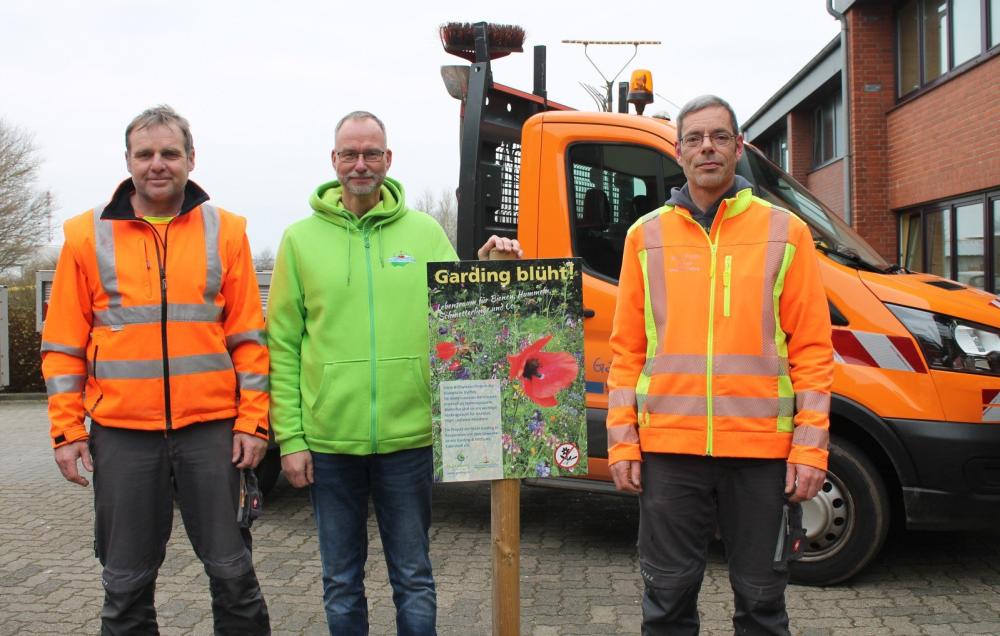 Farbenfrohe Aktion des Gewerbevereins