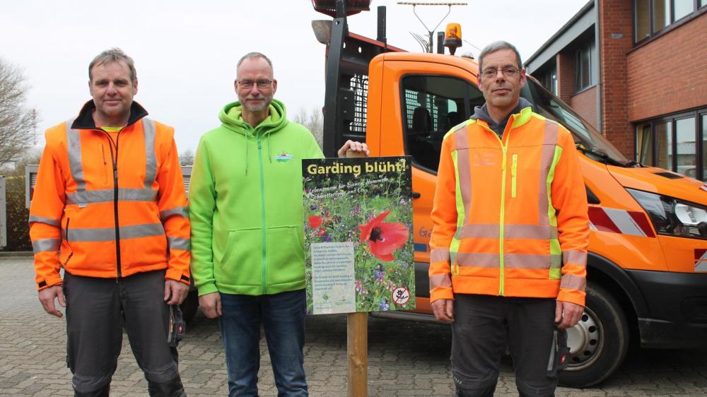 Farbenfrohe Aktion des Gewerbevereins