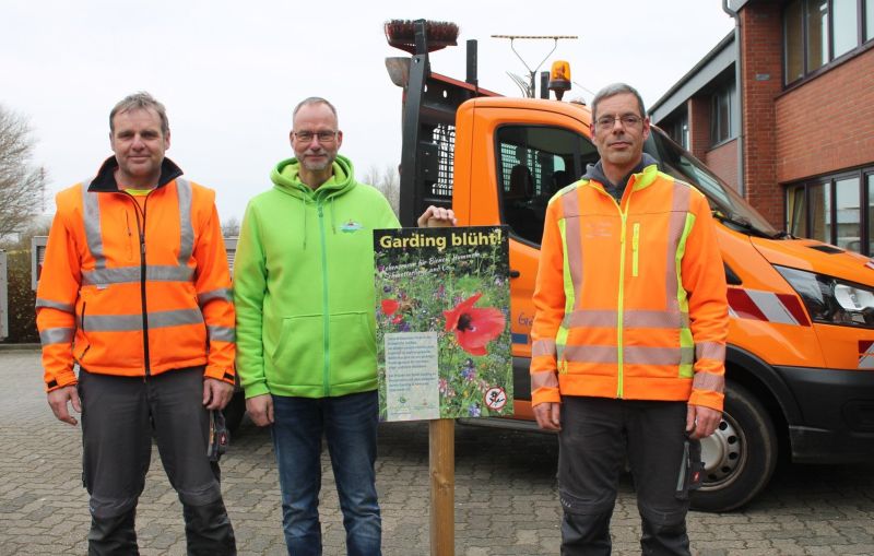 Farbenfrohe Aktion des Gewerbevereins