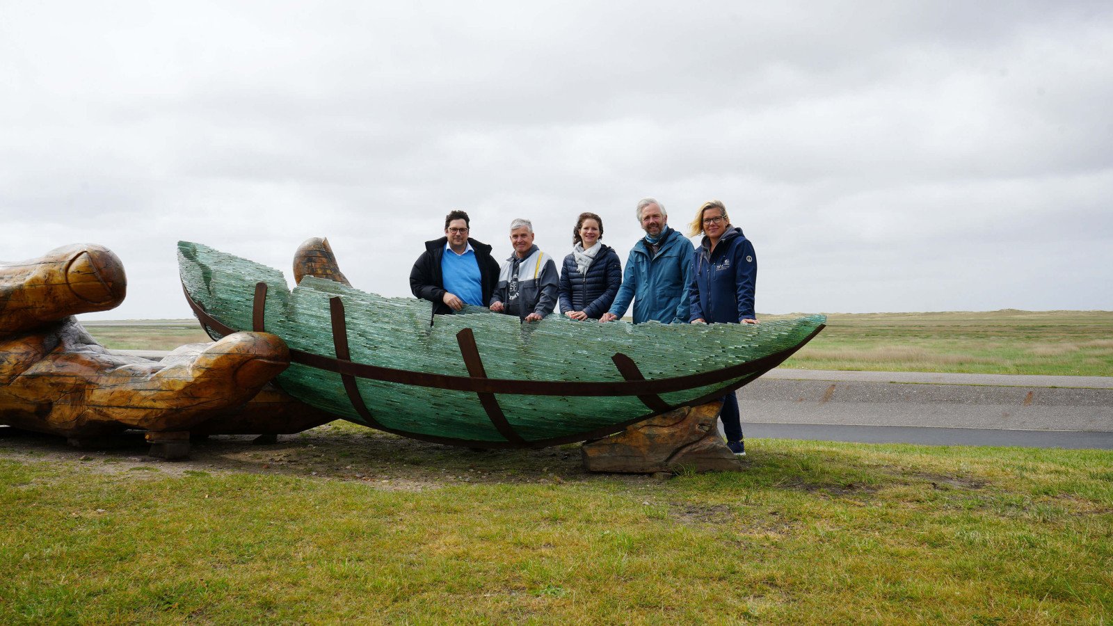 Glasarche „ankert“ in St. Peter-Ording