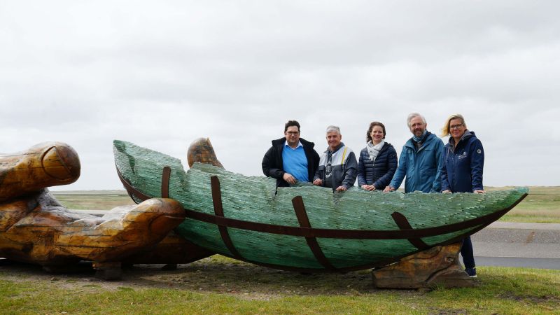 Glasarche „ankert“ in St. Peter-Ording