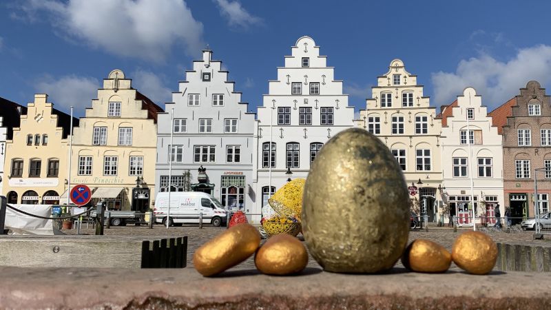 Friedrichstadt versteckt goldene Eier