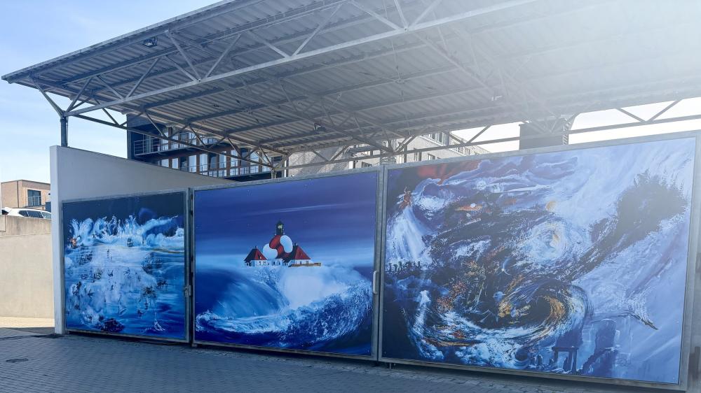 Neue Schiel-Motive an der Dünen-Therme