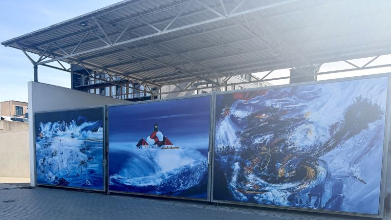 Neue Schiel-Motive an der Dünen-Therme