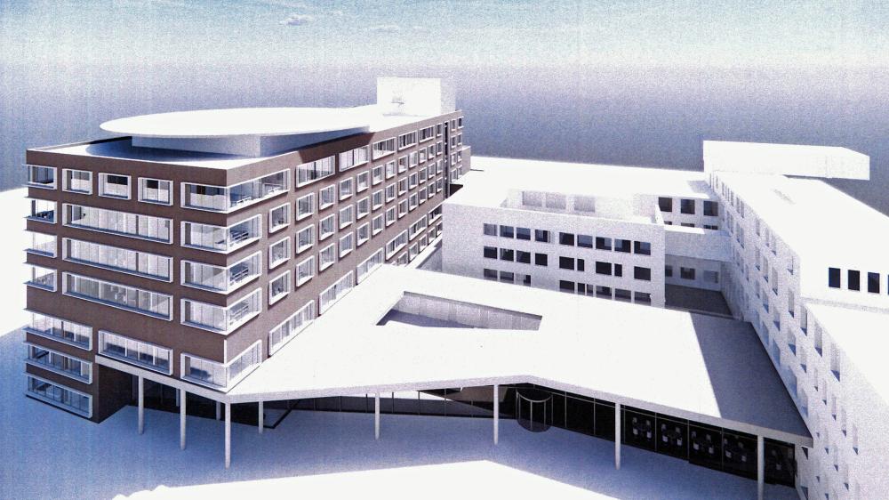 Bauskizze Klinikum Nordfriesland