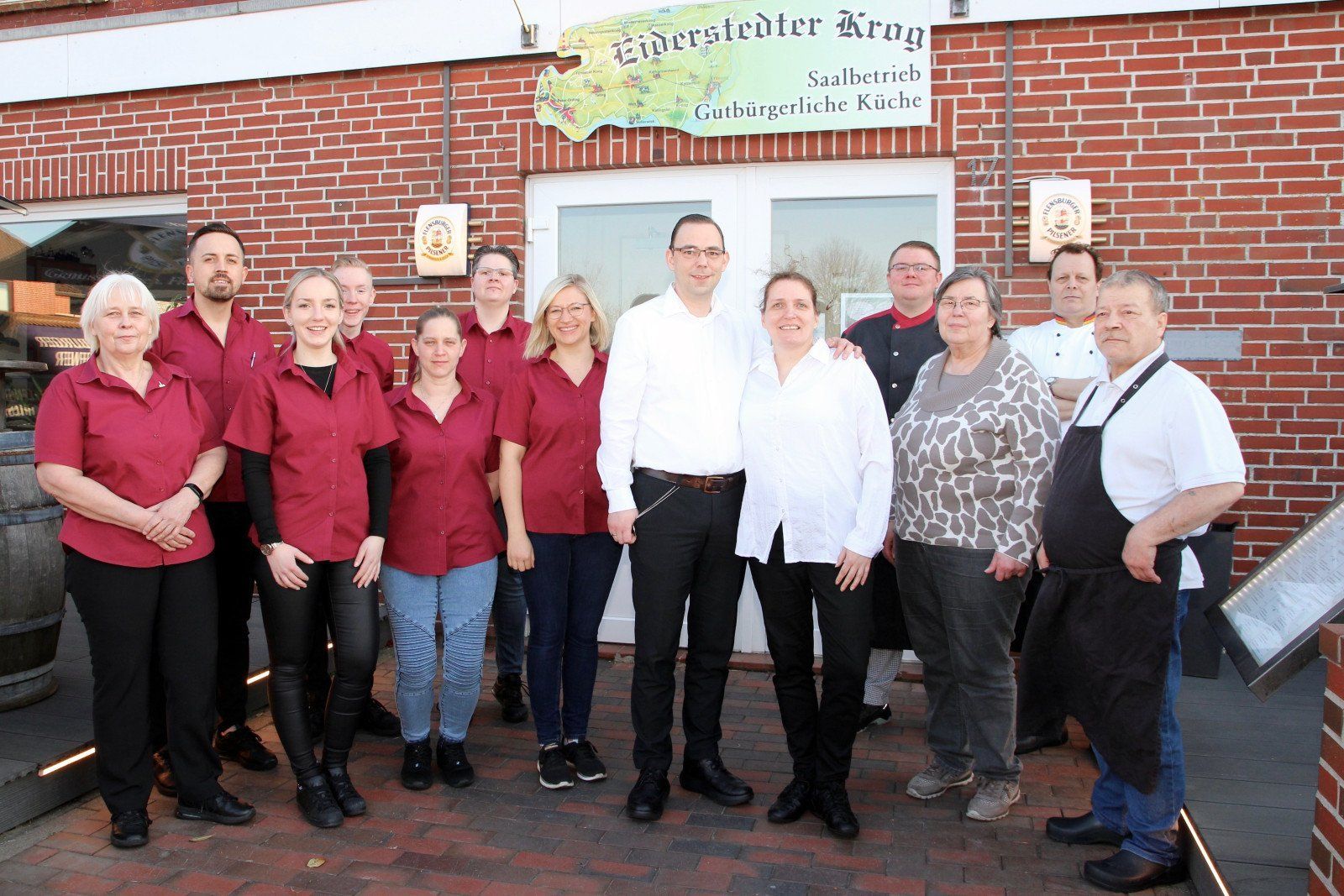 Das Team vom Eiderstedter Krog.