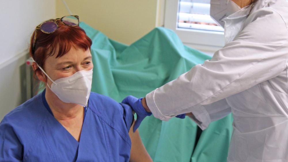 Impfstart im Klinikum Nordfriesland