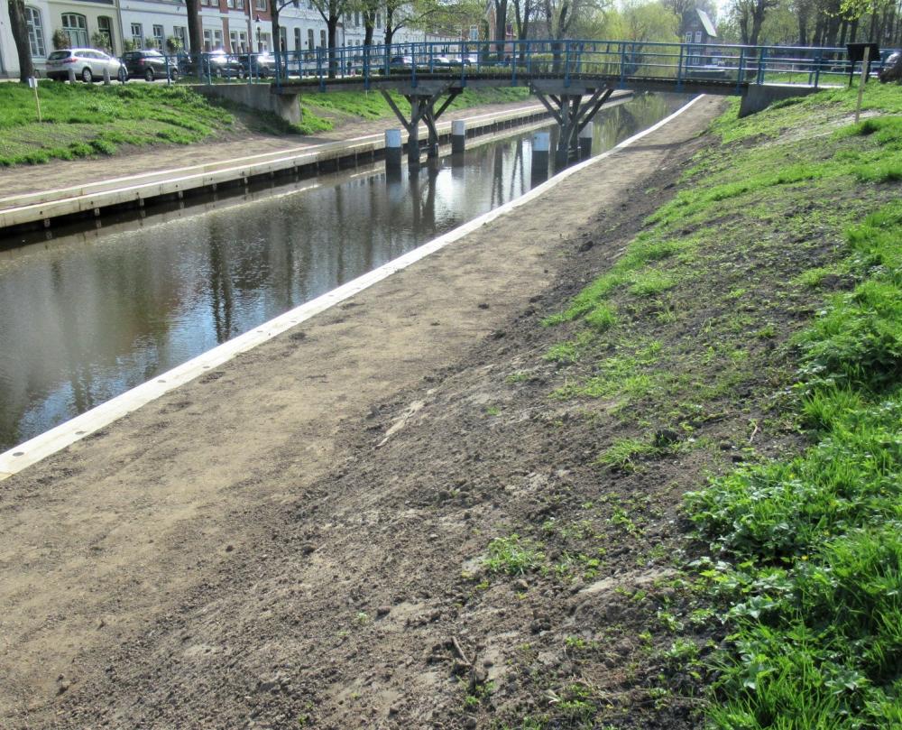Instandsetzung des Mittelburggrabens abgeschlossen