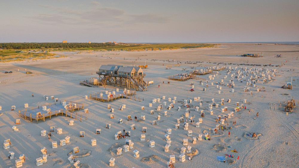 Der Sandstrand von St. Peter-Ording.