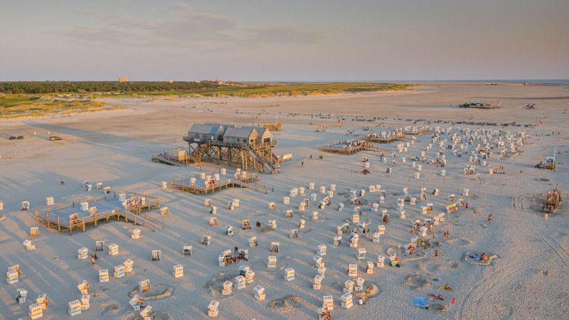 Der Sandstrand von St. Peter-Ording.
