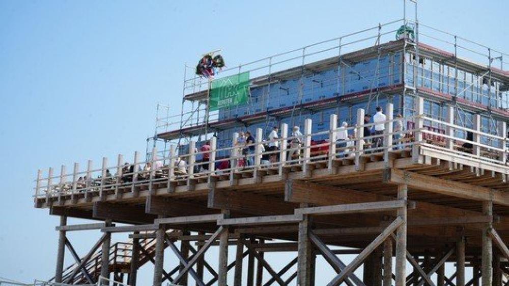 Richtfest der neuen Strandbar