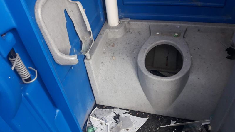 Vandalismus im Katinger Watt