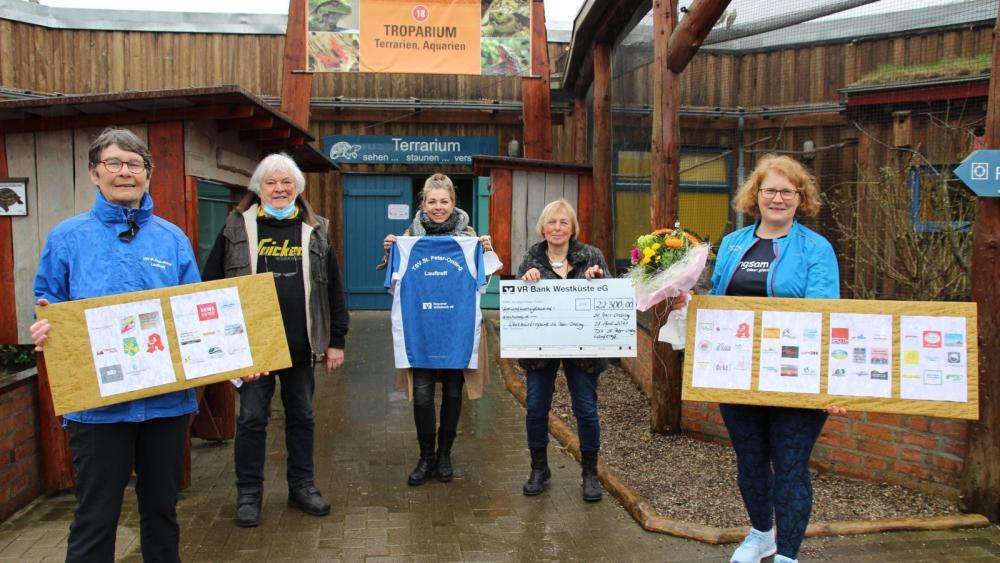 22.300 Euro für den Westküstenpark erlaufen