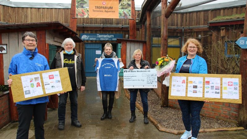 22.300 Euro für den Westküstenpark erlaufen