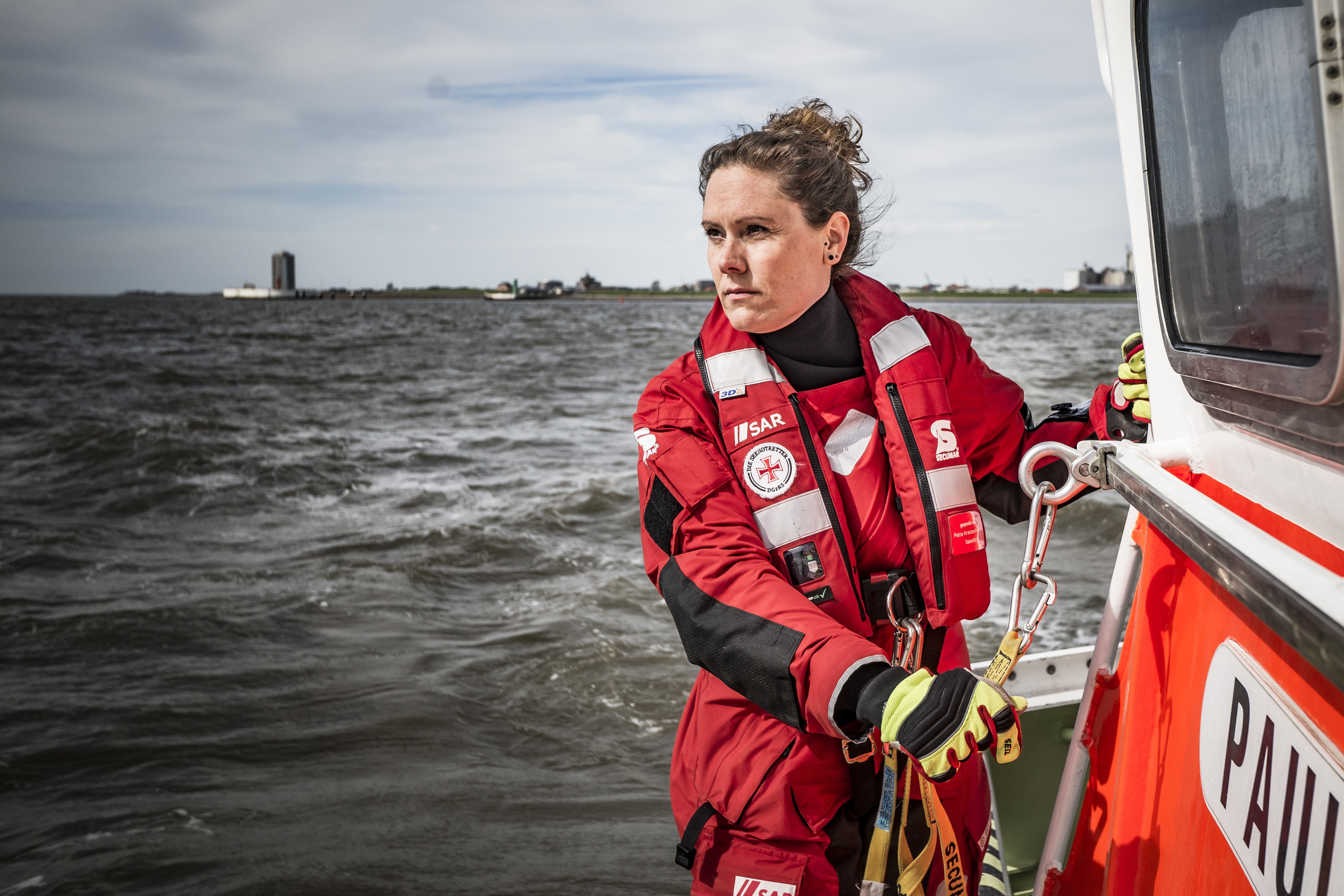 Die Tönningerin Sabrina Most fährt ehrenamtlich auf Seenotrettungsboot Paul Neisse mit.