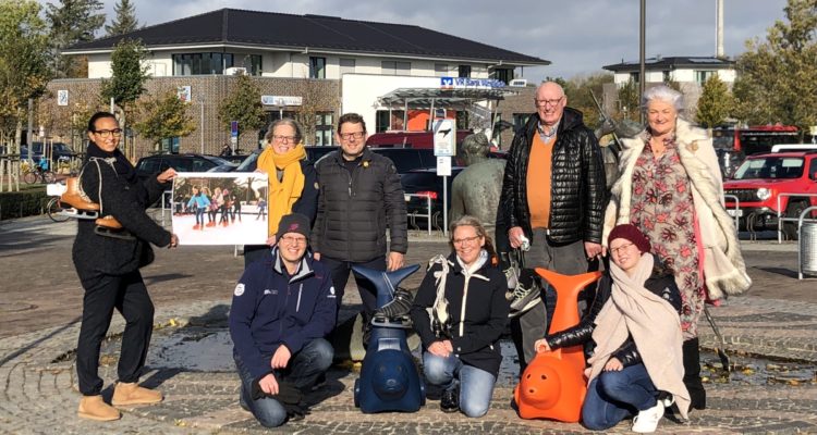 Mitglieder der Initiative "Wir Sind St. Peter-Ording", Veranstalter des Wintervergnügens und der Eisbahn in SPO